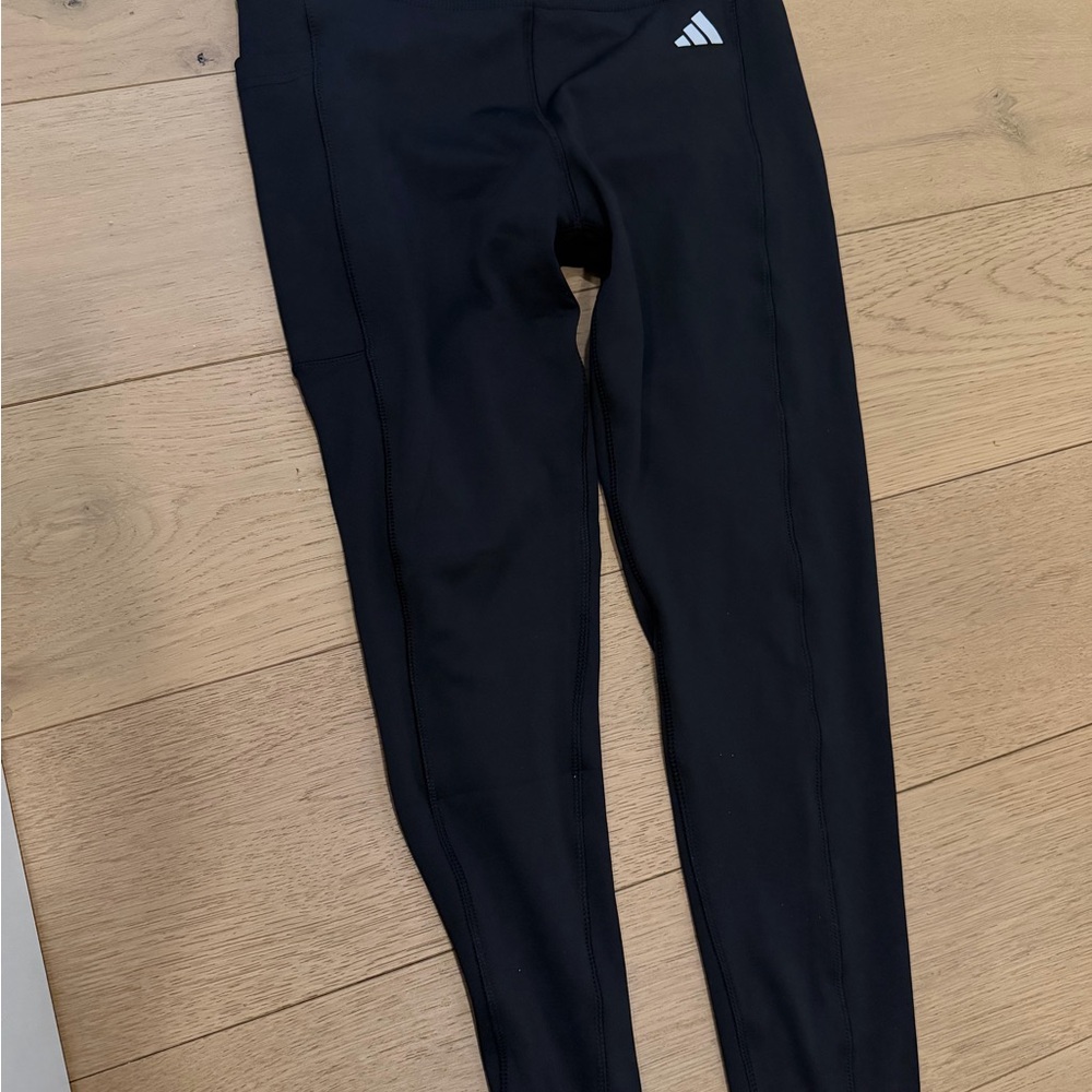 Adidas Optime Moisture-Wicking Full-Length Leggings w Pocket size M - Picture 3 of 3